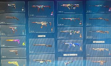 Conta level 95 com diversas skins pra sair agora