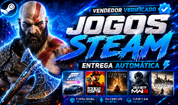 JOGOS STEAM OFFLINE | ENTREGA RÁPIDA | CONTA COMPARTILHADA | SUPORTE GARANTIDO