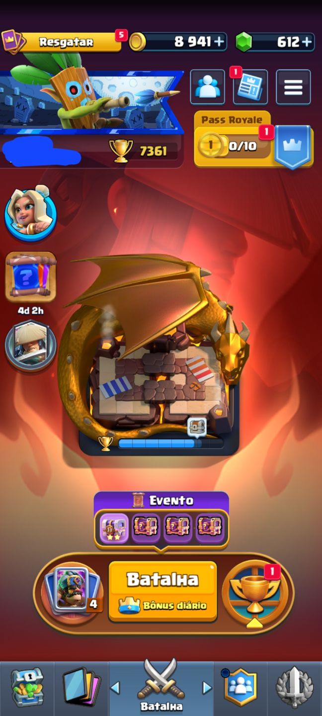 Conta Clash no Preço com 7300 troféu