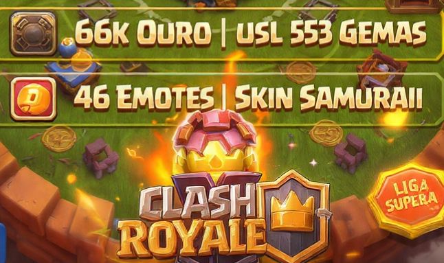 [] CONTA CLASH ROYALE LIGA SUPREMA | 10.7K TROFÉUS | 8x LVL 15 | 122/122