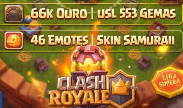 [] CONTA CLASH ROYALE LIGA SUPREMA | 10.7K TROFÉUS | 8x LVL 15 | 122/122
