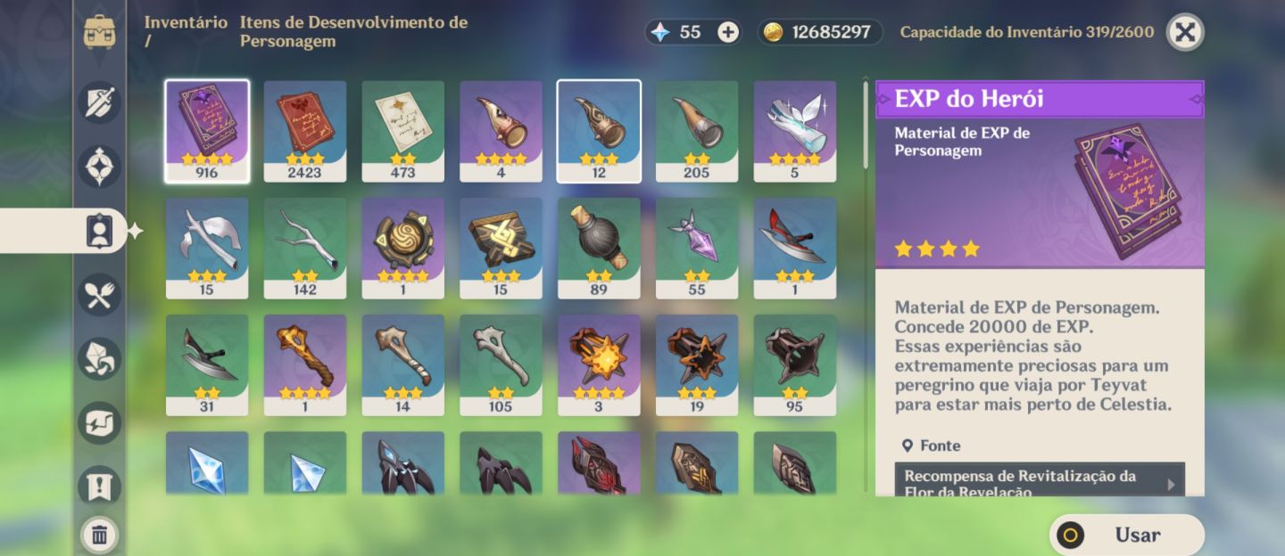 AR47|Navia+Arma Assinatura|2 Armas 5 estrelas Ningguang C6 Europa
