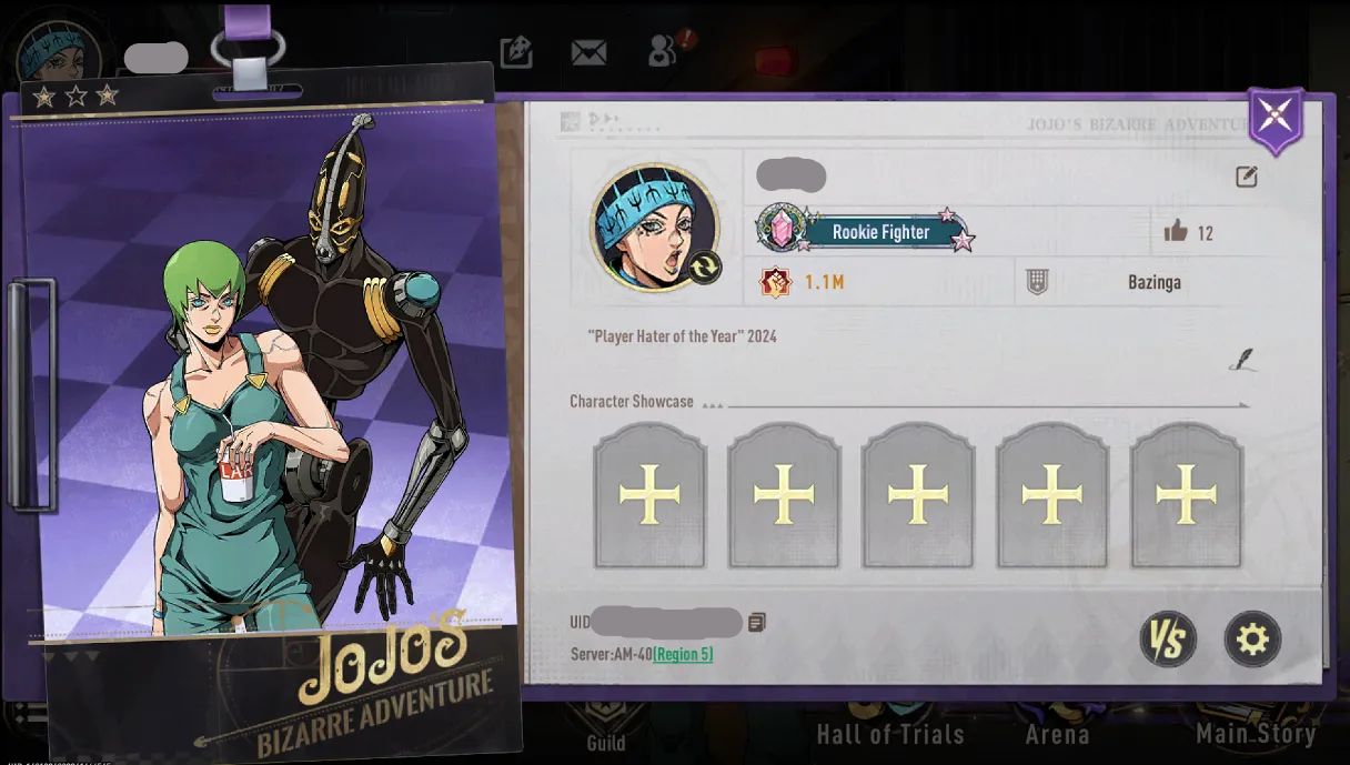JOJO: GS CONTA FULL END GAME - JOTARO, GIORNO, DIAVOLO, F.F ETC