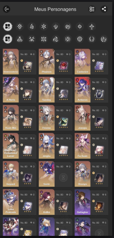 Conta genshin END GAME com os melhores DPS do jogo + conta Honkai star rail