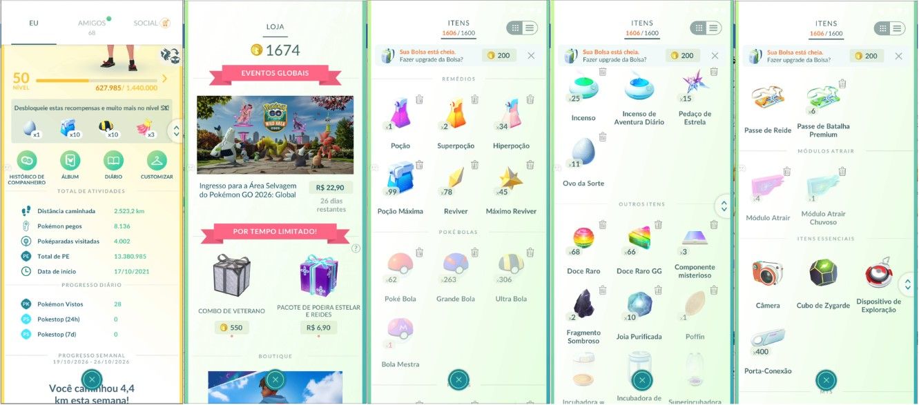 CONTA POKEMON GO LEVEL 50 | 106 LENDARIO | 50 BRILHANTE | MEWTWO IV 100