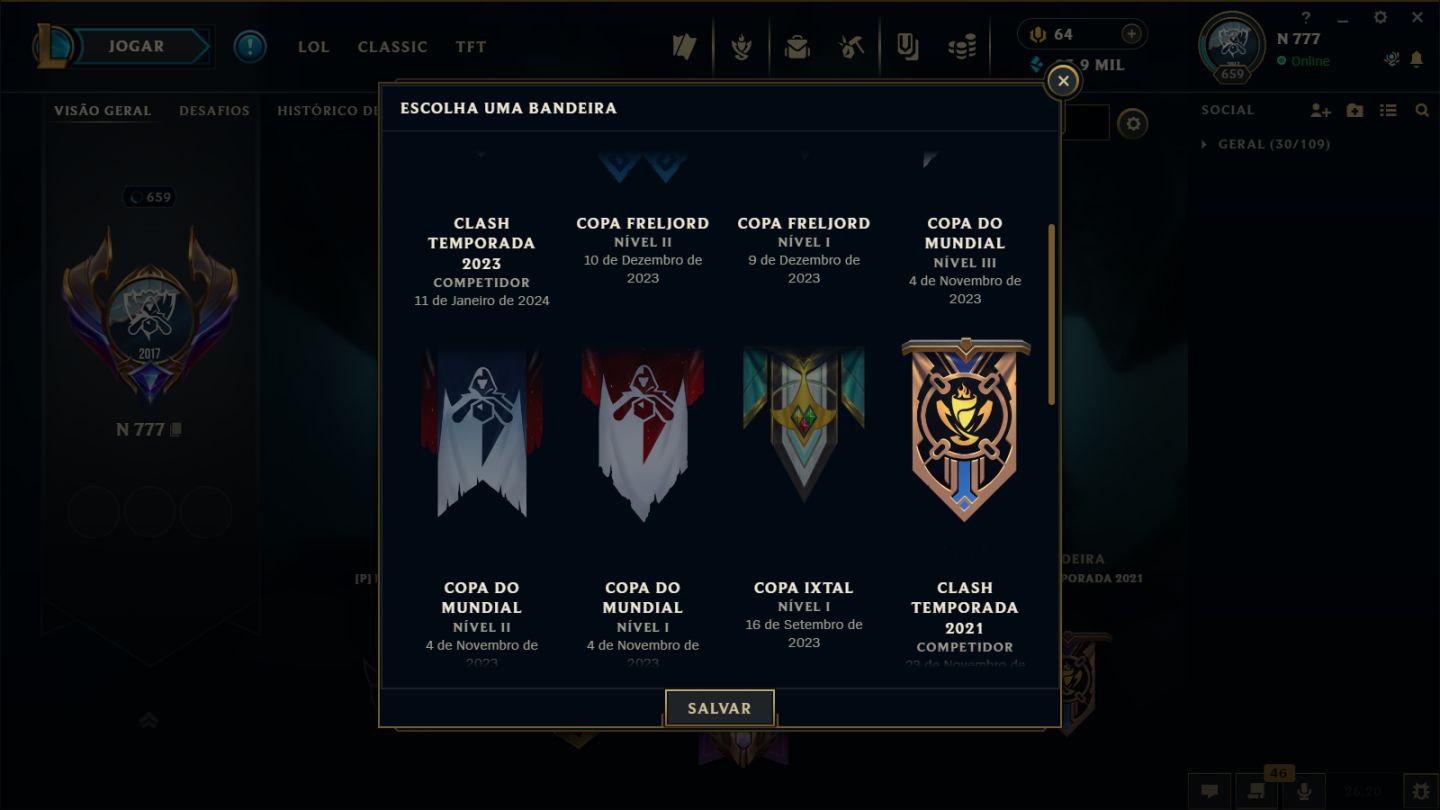 Conta de LOL e Valorant ( A NEGOCIAR)