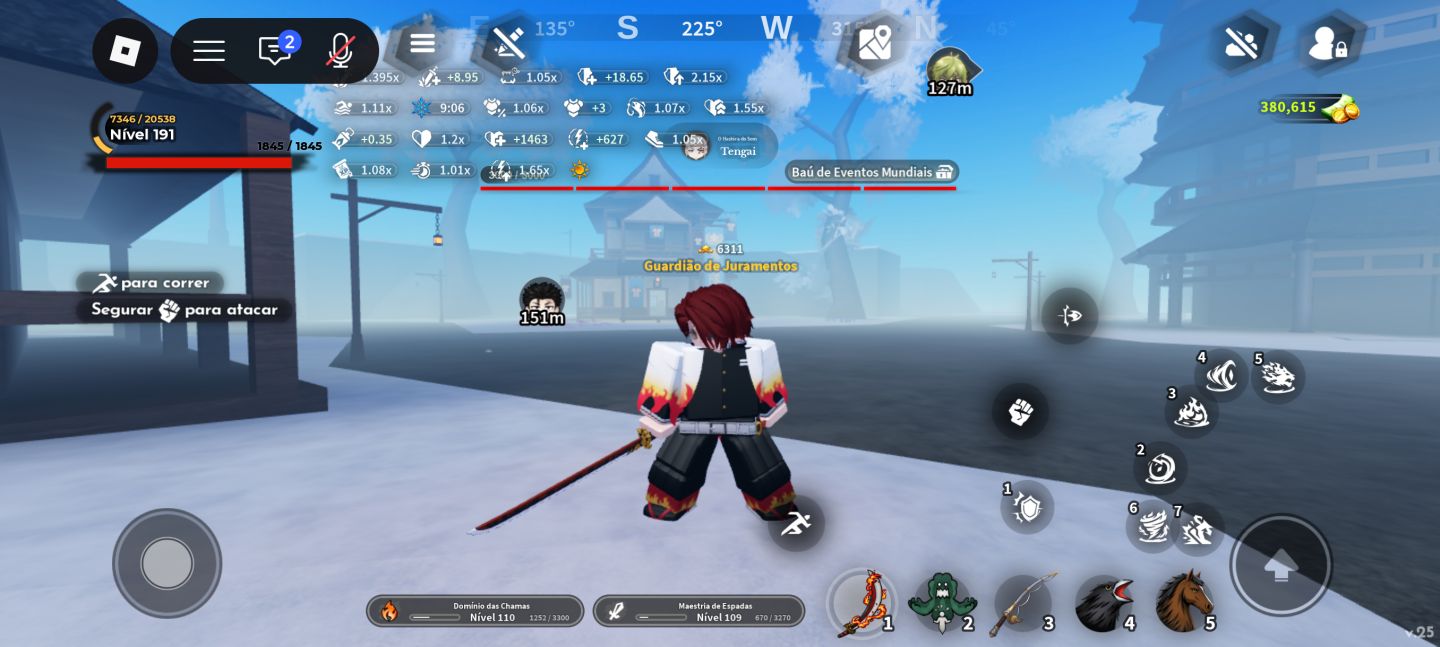 Conta Project slayers 2 clã KAMADO