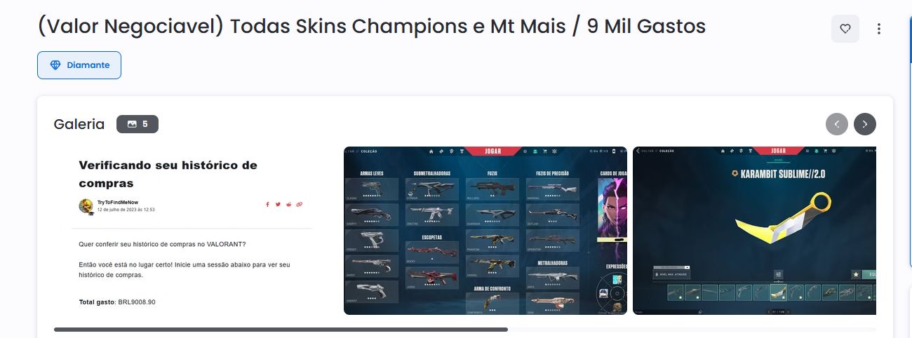 Todas as Champions + VCT + Leque Flamejante 19k gasto!