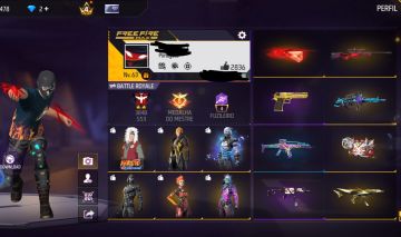 CONTA DE FF COM MELHOR UMP E XM8 ATRIBUTADA DO JOGO!