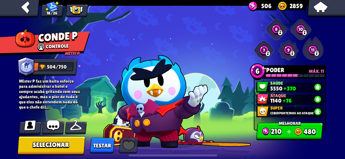 CONTA DE BRAWL STARS AVANÇADA 50K DE TROFEUS!