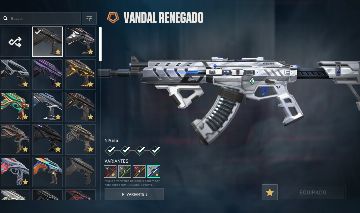 CONTA VALORANT COMPLETA | VANDALS TOP + COLEÇÃO DE FACAS