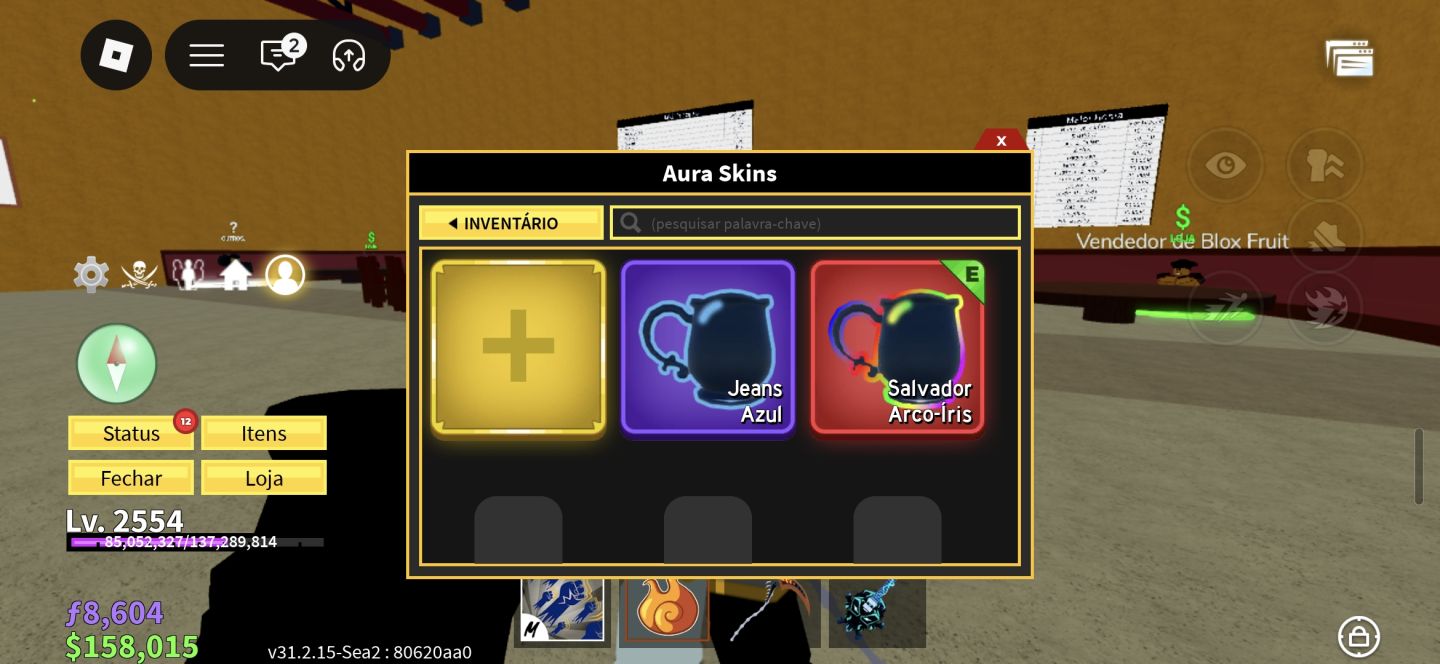 CONTA ROBLOX VOLEYBALL COM ITENS DA SEASON 3 + BLOXFRUITS