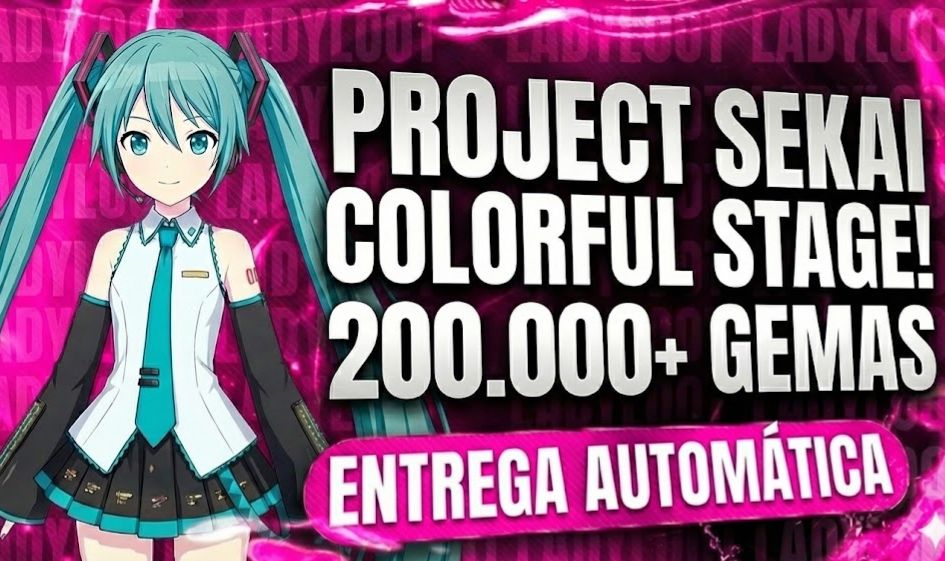 CONTAS PROJECT SEKAI COLORFUL STAGE 170.000+ CRISTAIS(ENTREGA AUTOMATICA)