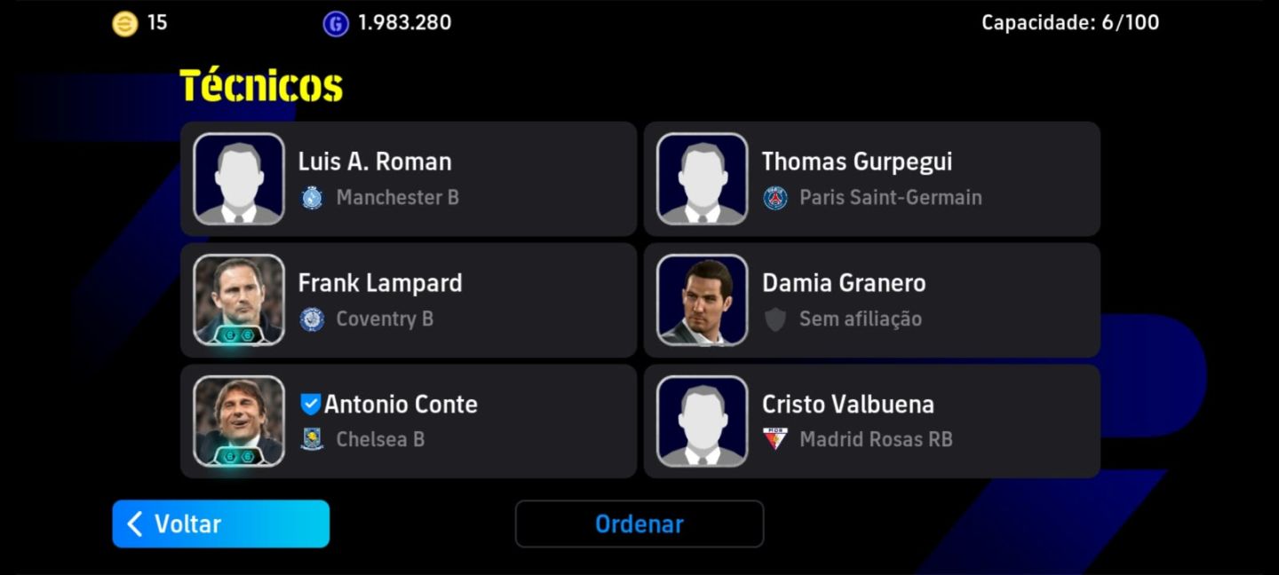 Conta Efootball 3190+ com Gullit e Pelé