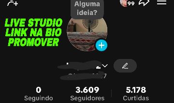CONTA TIKTOK | 3600 SEGUIDORES | LINK NA BIO | PROMOVER ATIVO | LIVE MOBILE E PC