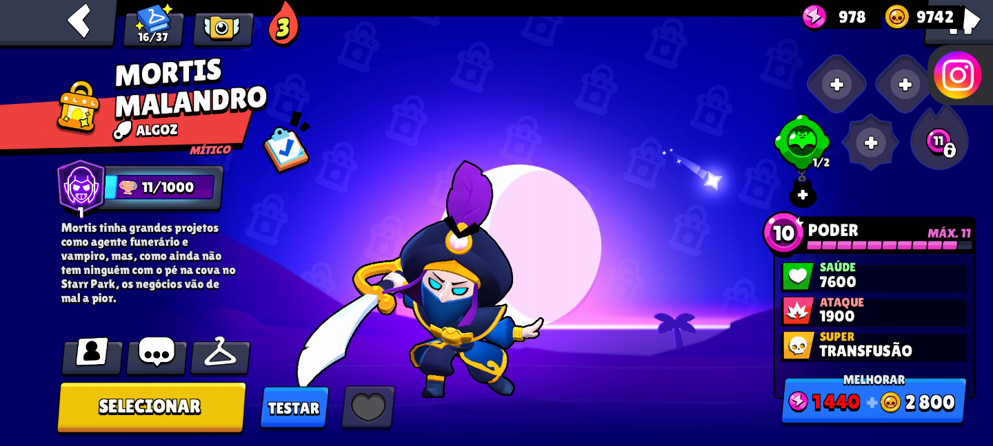 CONTA DE BRAWL STARS 26000 TROFÉUS E DESDE DE 2021!