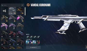 Conta valorant Vandal kuronami, vandal champions 2023, vandal champions 2025