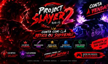 Conta but de project Slayer 2 com apenas Clan Mítico ou Supremo