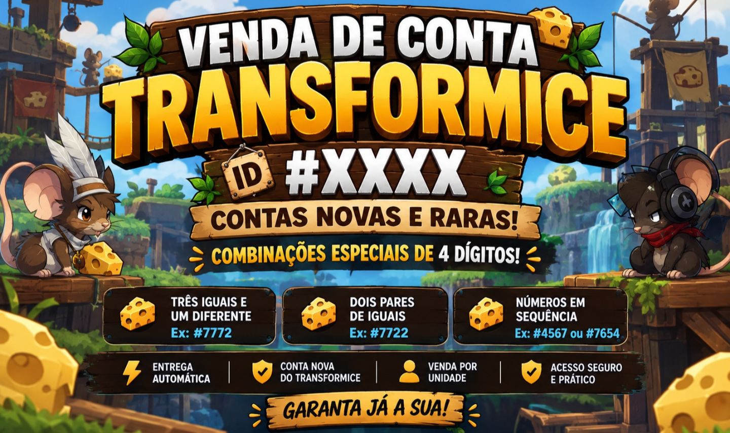 Conta de Transformice com Hashtag Boa