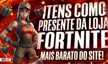 VBUCKS COM DESCONTO!! EM FORMA DE PRESENTE NO FORTNITE