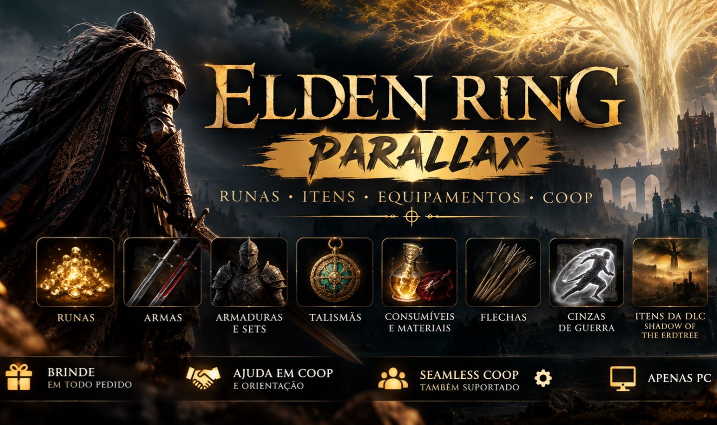 ELDEN RING PC - RUNAS & EQUIPAMENTOS E ITENS