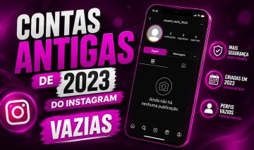 Conta antiga do instagram Vazia de Dezembro 2023