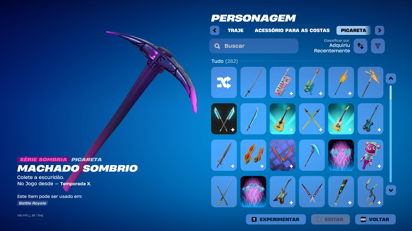 Conta Fortnite + Conta Epic com alguns jogos.