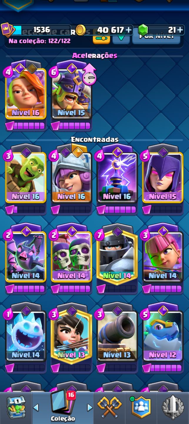 Conta Clash Royale