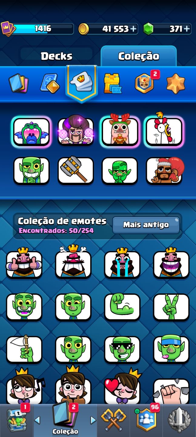 Conta de clash atiga vai fzr cinco anos de criada ja