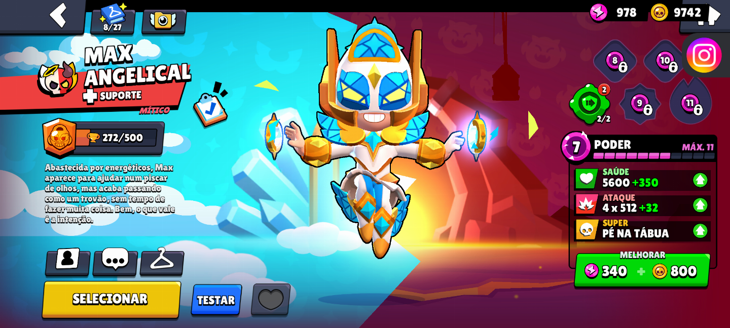 CONTA DE BRAWL STARS 26000 TROFÉUS E DESDE DE 2021!
