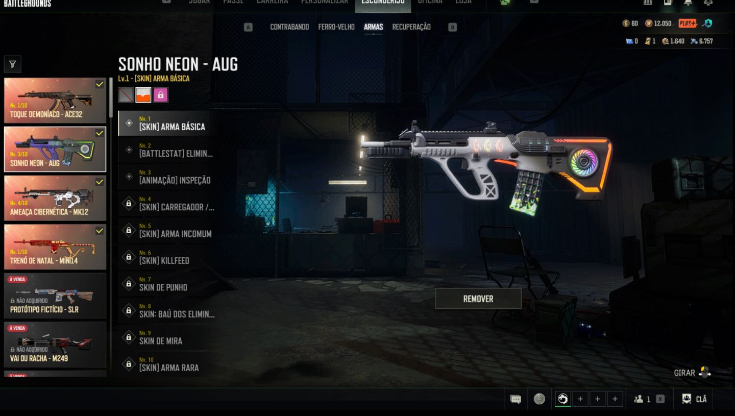CONTA DE PUBG/RUST COM VARIAS SKINS RARAS EM AMBOS OS JOGOS.