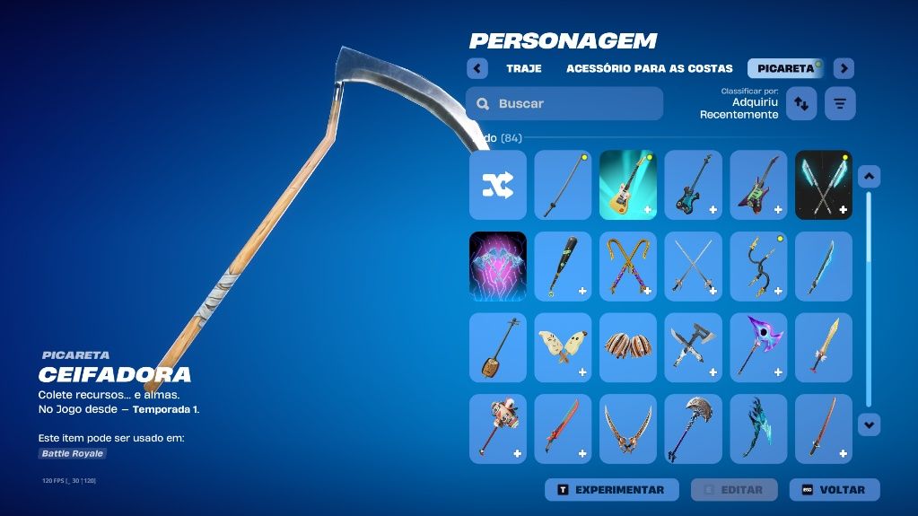 Conta de Fortnite e Fortnite SALVE O MUNDO + conta da Epic com jogos pegos