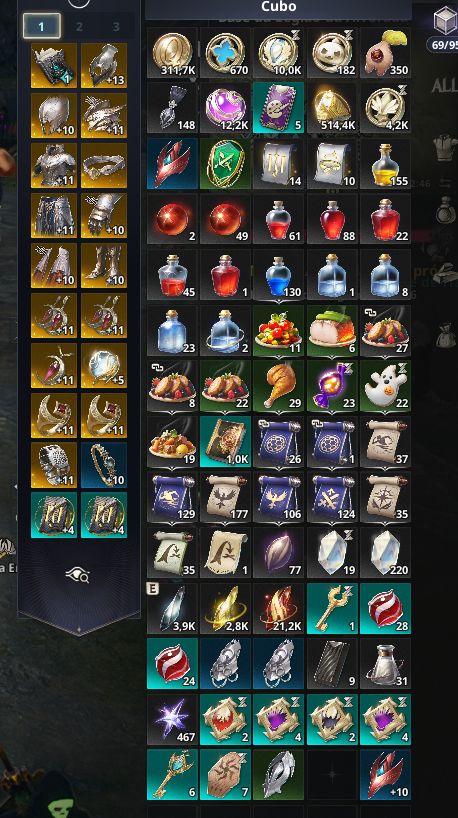 (Negociável) Conta Aion 2 TOP 3 - 154k CP - 2644 GS + 4 Alt 45 - NC Purple