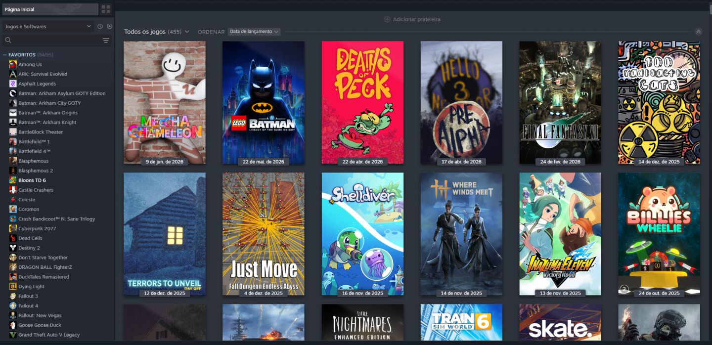 CONTA STEAM OFFLINE COM 250+ JOGOS