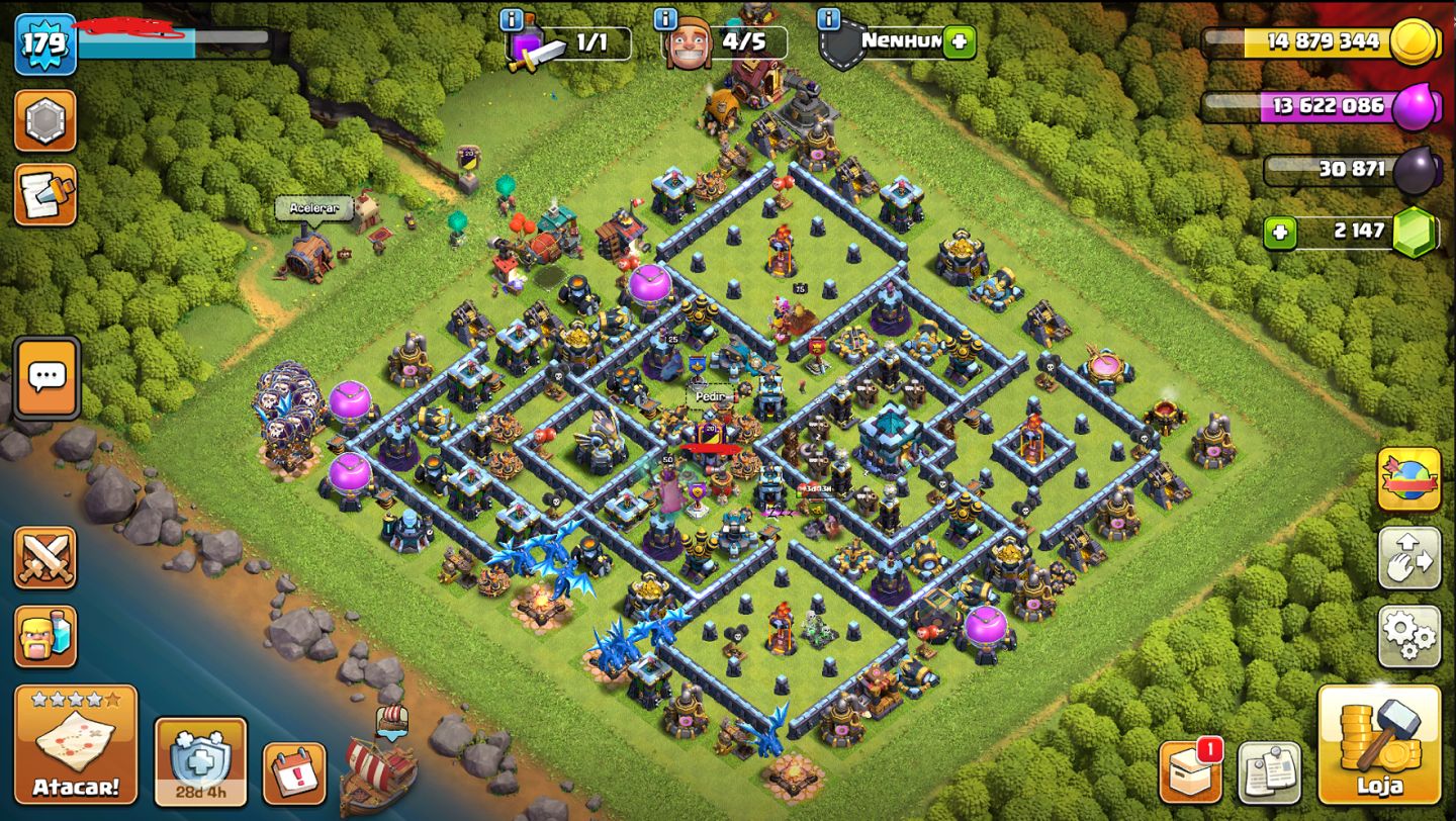 Venda de conta de Brawl Stars, Clash of Clans e Clash Royale em um unico email !