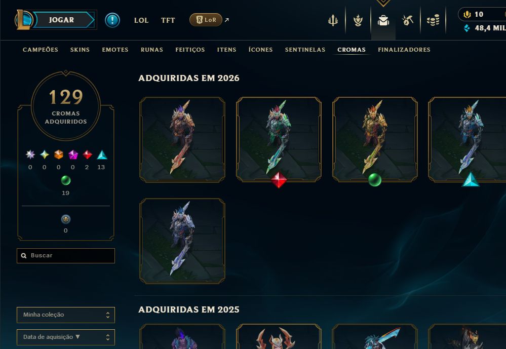 CONTA PREMIUM LOL + VALORANT MESMO E-MAIL