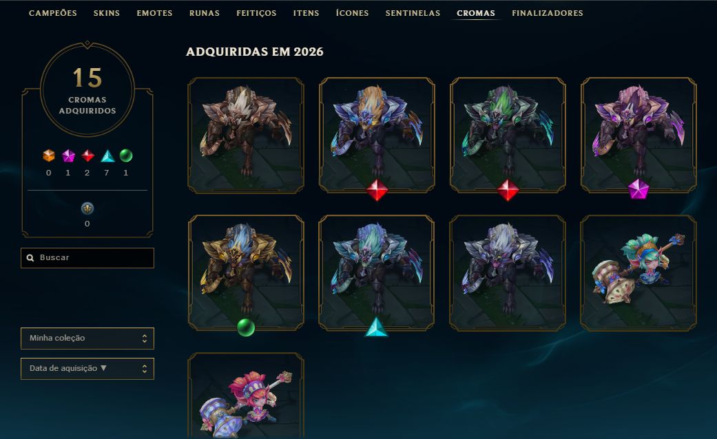 CONTA LOL ESMERALDA 4 DECAY DE MESTRE