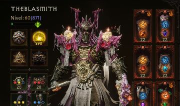 Conta Diablo Imortal (Barbaro)