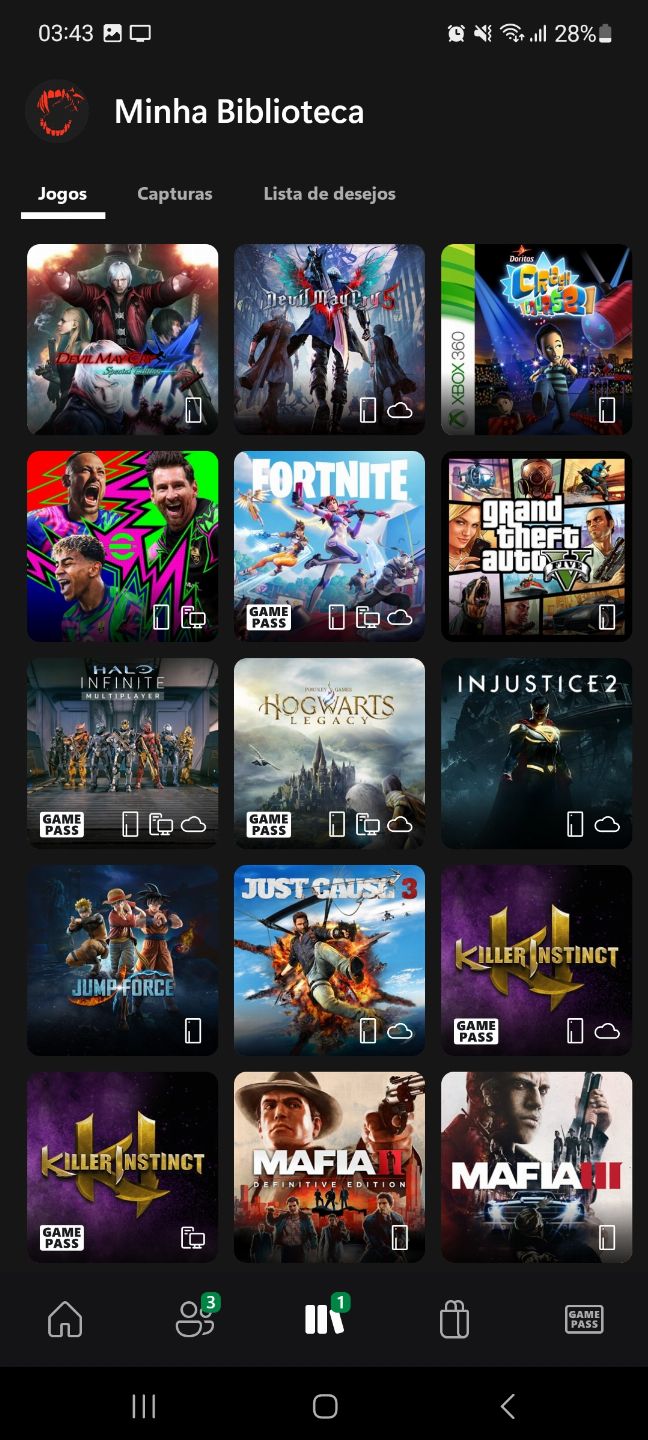 Conta xbox top com vários jogos comprados