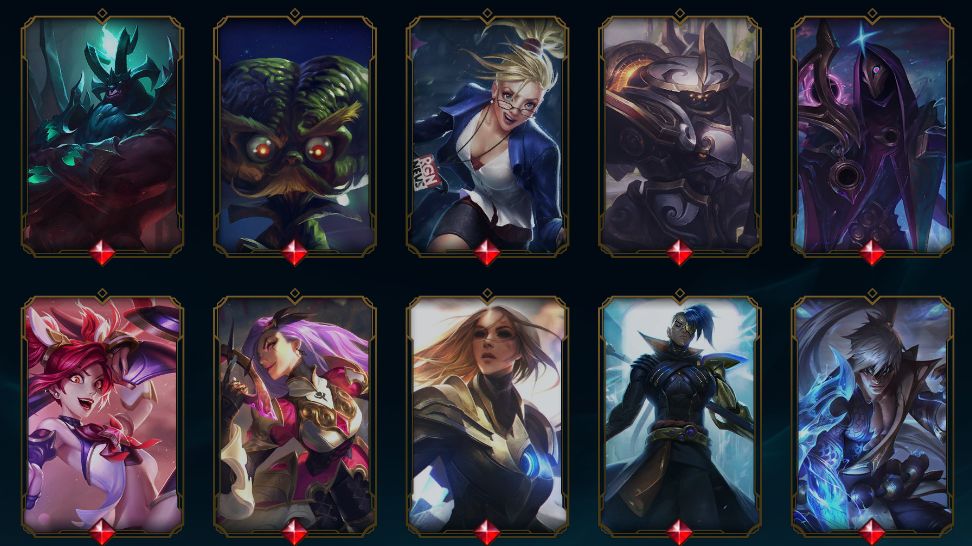 CONTA LOL 784 SKINS