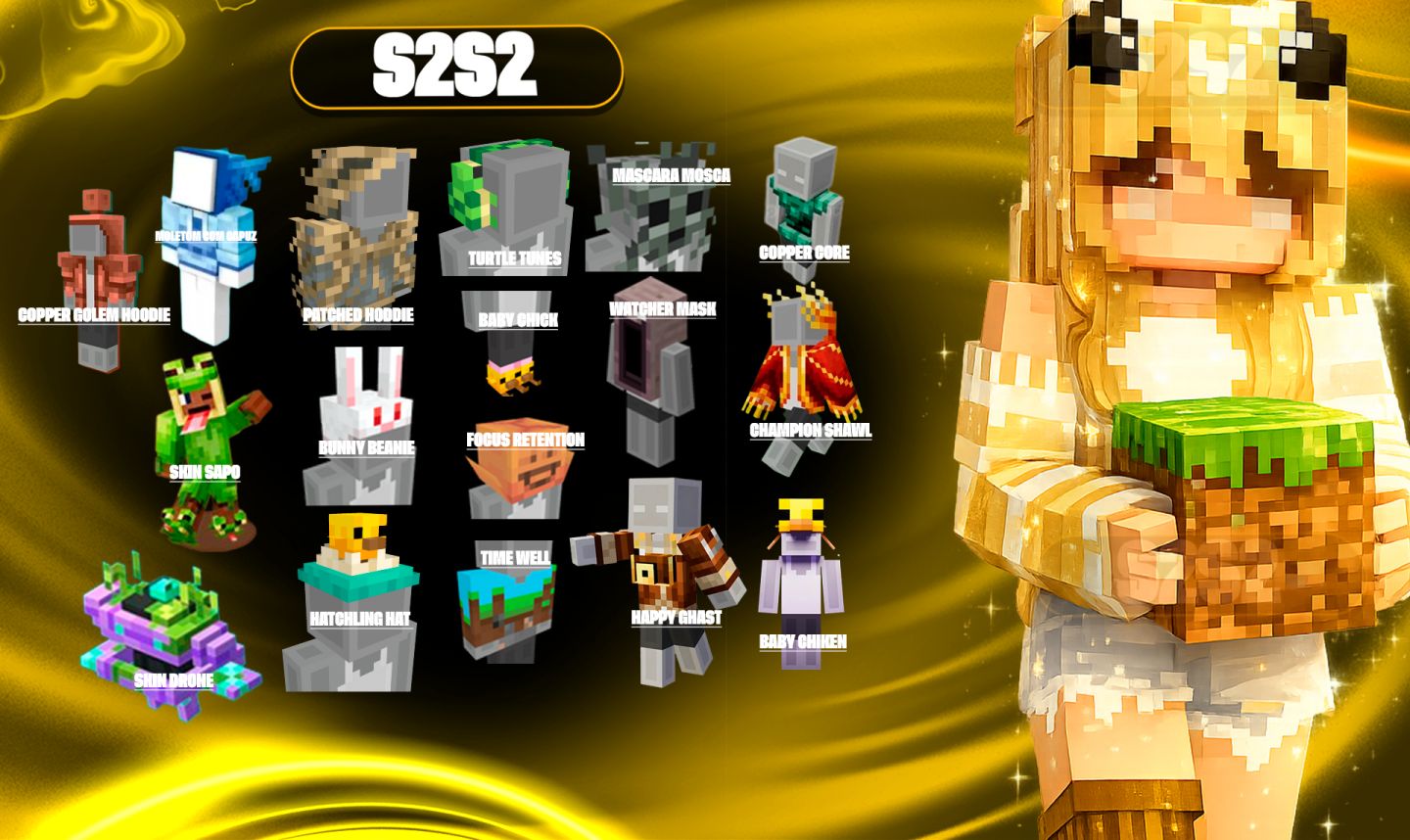 MINECRAFT JAVA E BEDROCK DUNGEONS LEGENDS DLCS + BRINDE[ENTREGA AUTOMÁTICA]