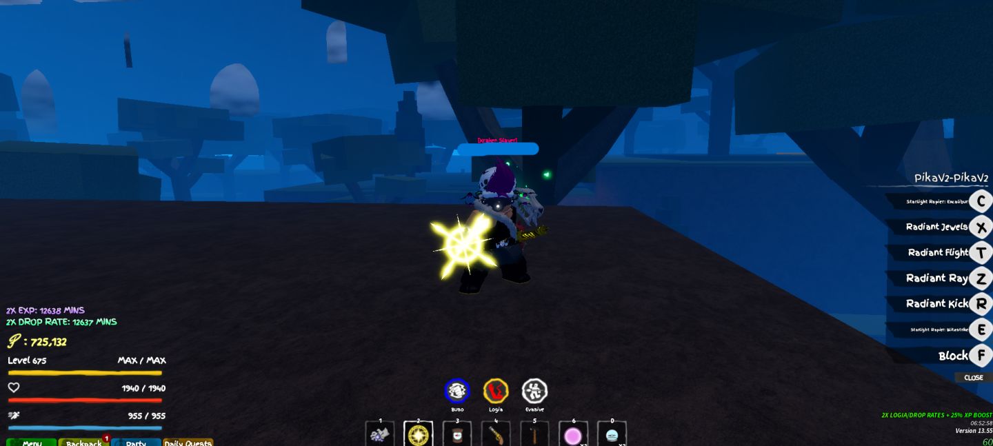Conta Project Slayers 2 Kamado nível max e boa no GPO