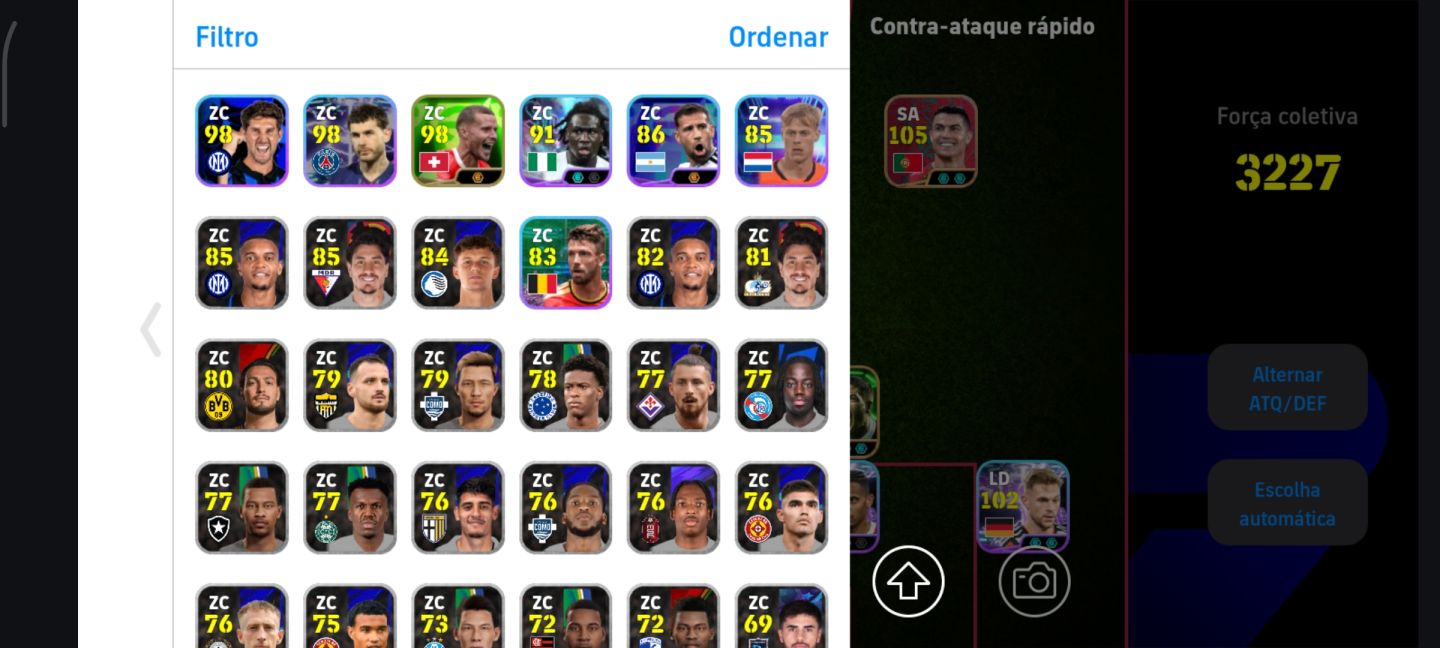 CONTA COM MELHOR BLITZ DO EFOOTBALL