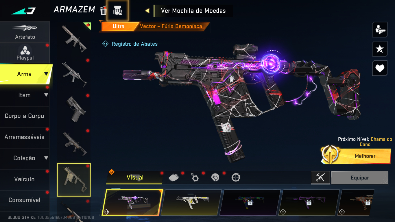 CONTA BLOOD STRIKE SKINS EXCLUSIVAS E LIMITADAS