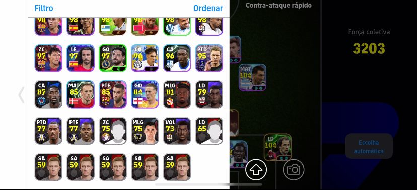Conta de efootball completinha