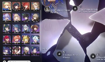 Conta Honkai Star Rail com bastante tiro e Blade novo e Saber E1