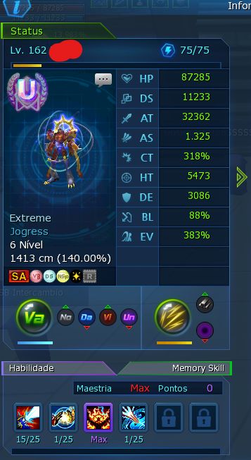 CONTA DIGIMON MASTERS LADMO SERVIDOR ALPHA
