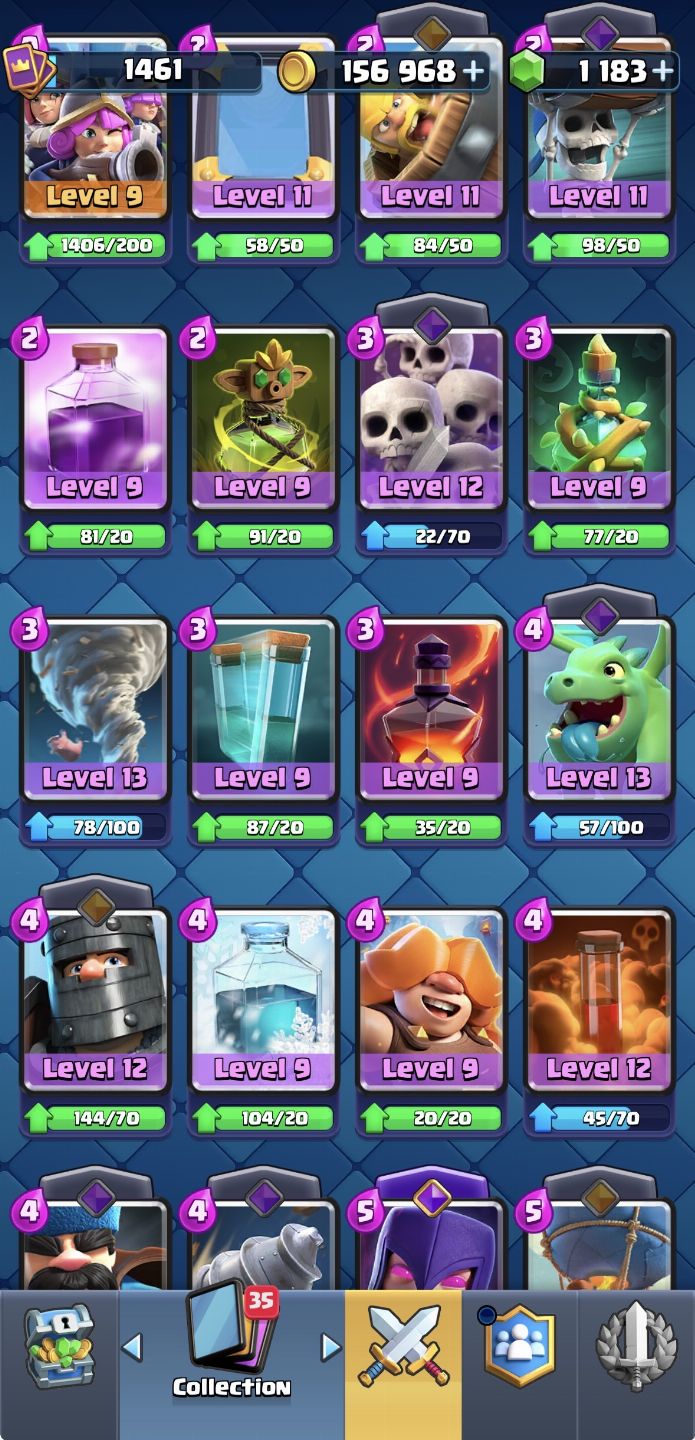 Conta de Clash Royale arena 30