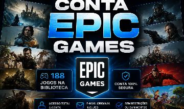 Conta Epic Games com jogos AAA