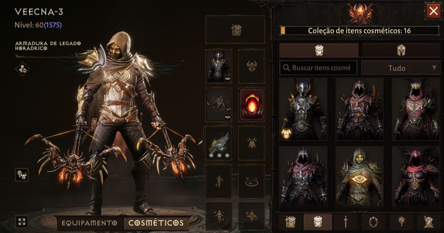 DIABLO IMMORTAL | 1570 RESO | 60.935 CR | DH 1575 | JADE SANGRENTA G4 | 21 BAÚS